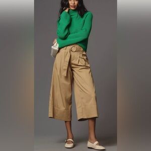 Anthropologie Maeve High-Rise Belted
Culottes size 14